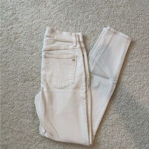 Madewell Women's 9” High Rise White Skinny Jeans